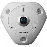 Профессиональная купольная ip камера с объективом рыбий глаз HikVision DS-2CD63C2F-IS
