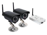 Комплект беспроводного уличного видеонаблюдения на две видеокамеры Twin Street DVR